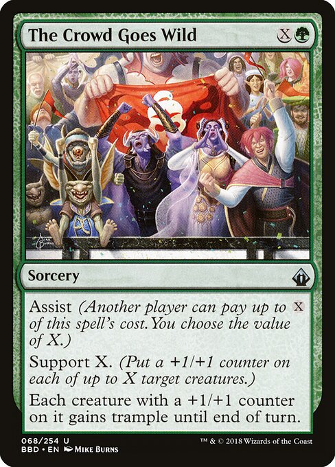 The Crowd Goes Wild BBD-68 Uncommon Near Mint Englisch