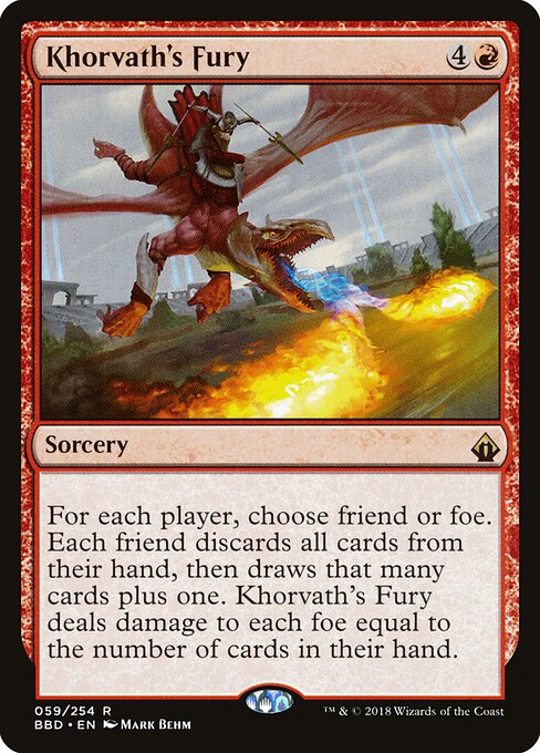 Khorvath's Fury BBD-59 Rare Excellent Englisch