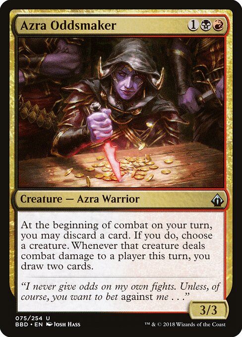 Azra Oddsmaker BBD-75 Uncommon Excellent Englisch