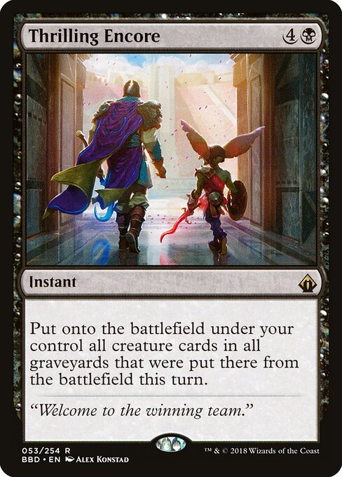 Thrilling Encore BBD-53 Rare Excellent Englisch Foil