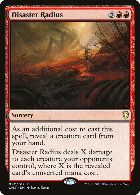 Disaster Radius CM2-92 Rare Excellent Englisch