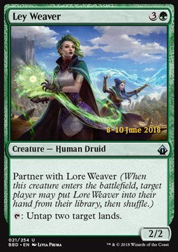 Ley Weaver PBBD-21 Uncommon Near Mint Englisch Foil