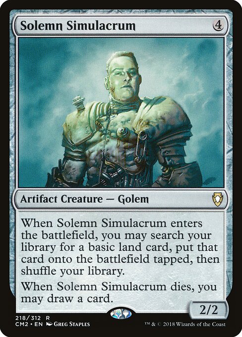 Solemn Simulacrum CM2-218 Rare Good Englisch