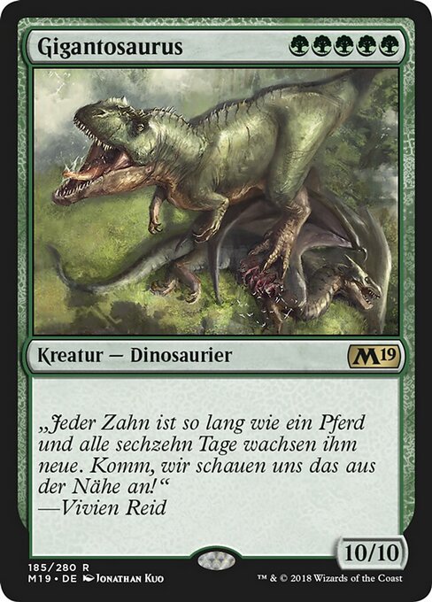 Gigantosaurus M19-185 Rare Excellent Deutsch