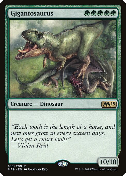Gigantosaurus M19-185 Rare Excellent Englisch