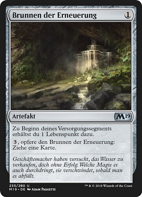 Brunnen der Erneuerung M19-235 Uncommon Excellent Deutsch
