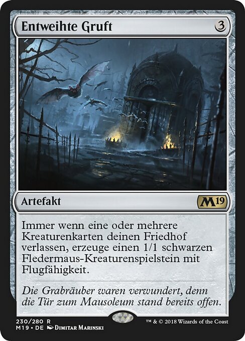 Entweihte Gruft M19-230 Rare Near Mint Deutsch