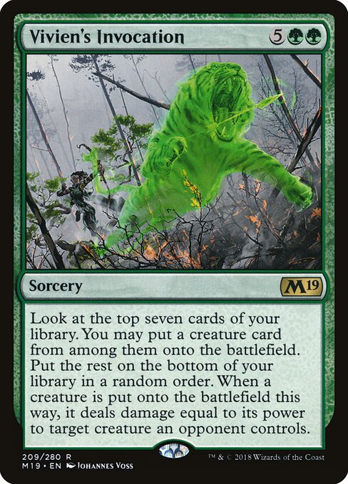 Vivien's Invocation M19-209 Rare Excellent Englisch