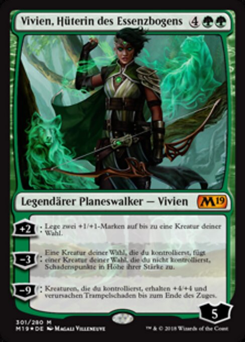 Vivien, Hüterin des Essenzbogens M19-301 Mythic Good Deutsch Foil