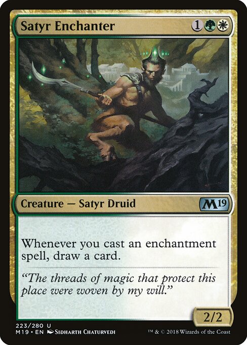 Satyr Enchanter M19-223 Uncommon Good Englisch