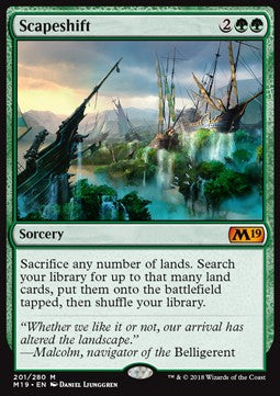 Scapeshift M19-201 Mythic Near Mint Englisch