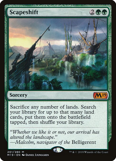 Scapeshift M19-201 Mythic Near Mint Englisch
