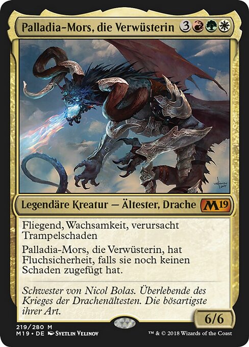 Palladia-Mors, die Verwüsterin M19-219 Mythic Excellent Deutsch