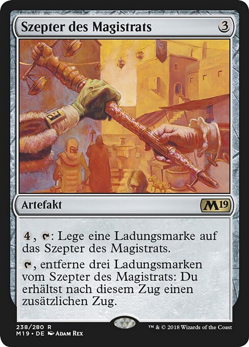 Szepter des Magistrats M19-238 Rare Played Deutsch