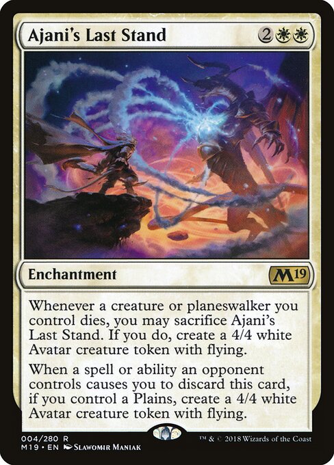 Ajani's Last Stand M19-4 Rare Excellent Englisch