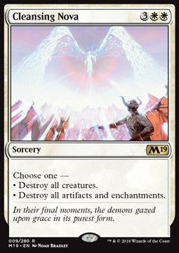 Cleansing Nova M19-9 Rare Good Englisch