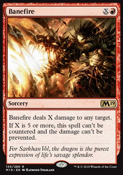 Banefire M19-130 Rare Excellent Englisch