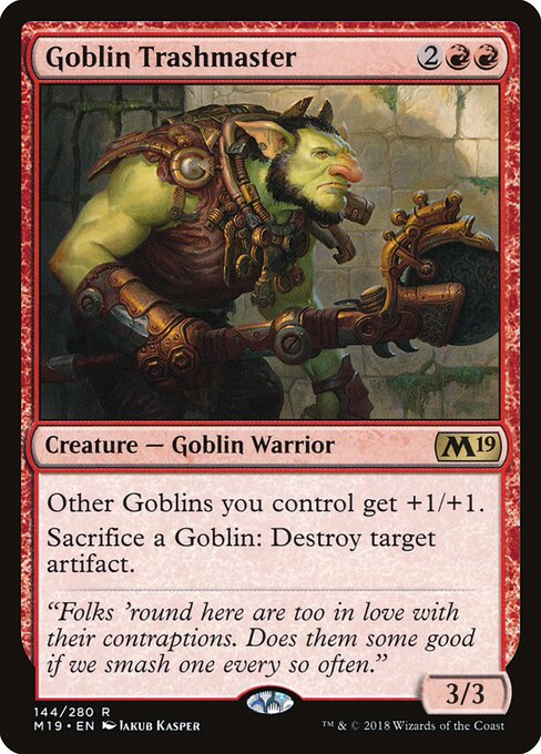 Goblin Trashmaster M19-144 Rare Near Mint Englisch