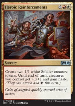 Heroische Verstärkung M19-217 Uncommon Excellent Deutsch Foil