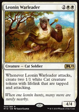 Leonin Warleader M19-23 Rare Near Mint Englisch