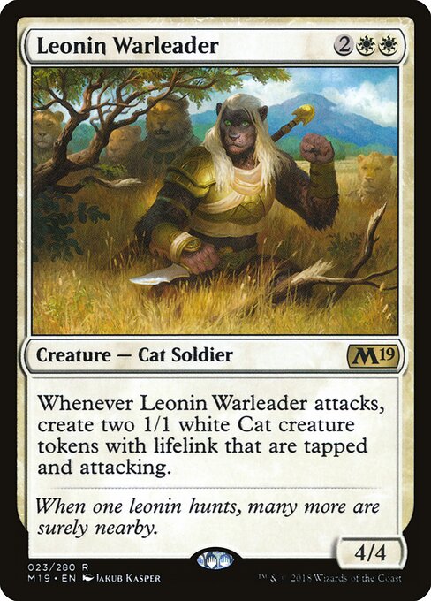 Leonin Warleader M19-23 Rare Near Mint Englisch