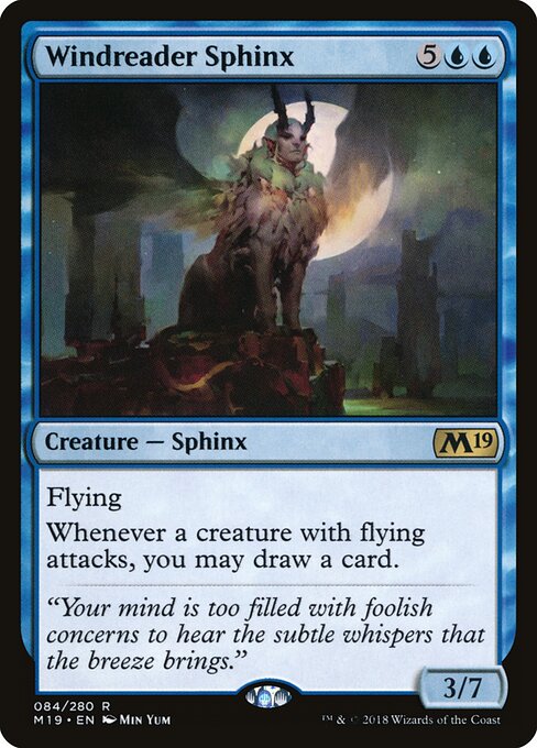 Windreader Sphinx M19-84 Rare Excellent Englisch