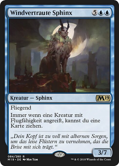 Windvertraute Sphinx M19-84 Rare Excellent Deutsch