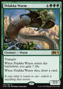 Pelakka-Wurm M19-192 Rare Good Deutsch