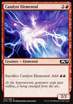 Katalysierendes Elementarwesen M19-132 Common Excellent Deutsch Foil