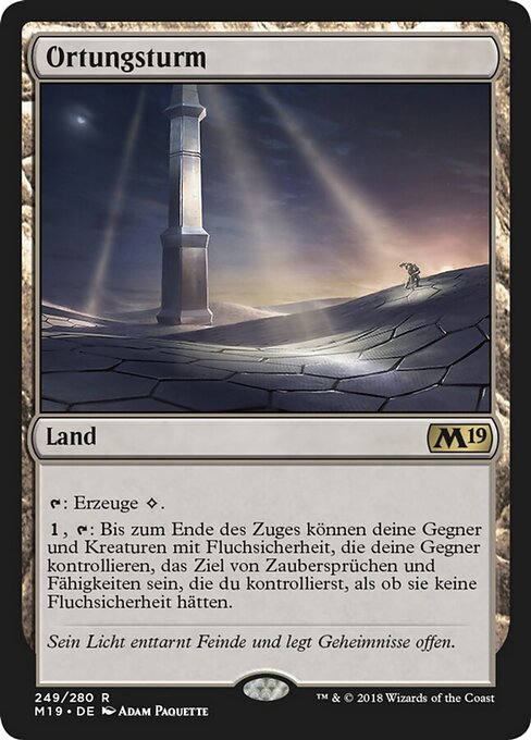 Ortungsturm M19-249 Rare Excellent Deutsch