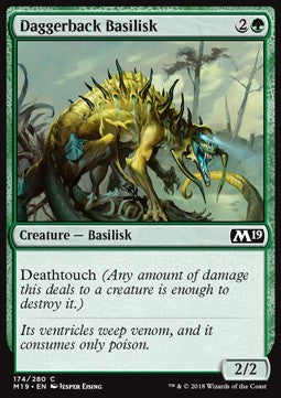 Dolchrücken-Basilisk M19-174 Common Excellent Deutsch Foil