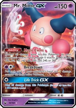 Mr. Mime GX CES-56 Ultra Rare Excellent Deutsch
