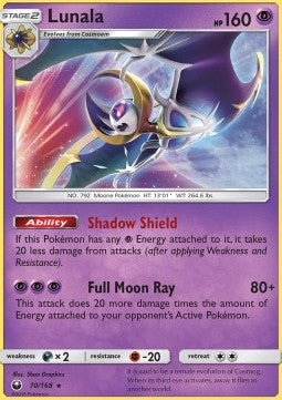 Lunala CES-70 Holo Rare Excellent Deutsch