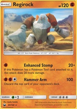 Regirock CES-80 Rare Excellent Deutsch Reverse Holo