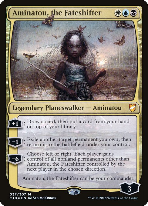 Aminatou, the Fateshifter C18-37 Mythic Excellent Englisch Foil
