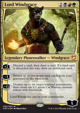 Lord Windgrace (V.1) C18-43 Mythic Good Englisch Foil
