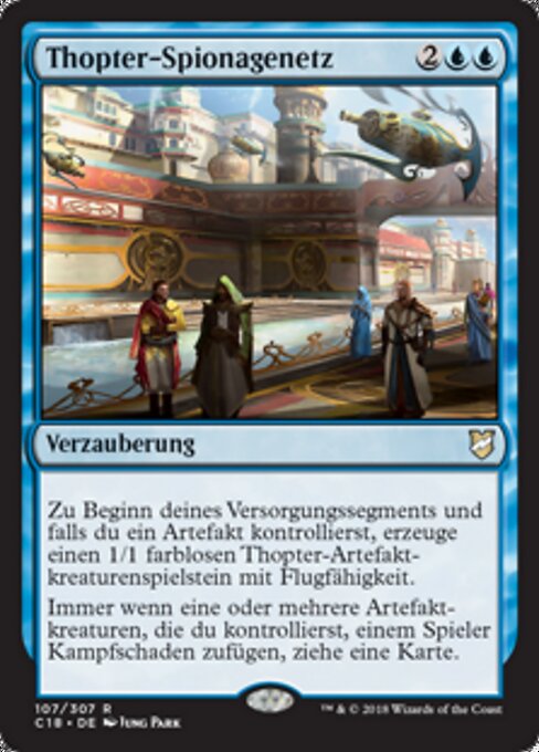 Thopter-Spionagenetz C18-107 Rare Excellent Deutsch