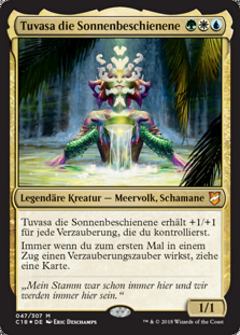 Tuvasa die Sonnenbeschienene C18-47 Mythic Near Mint Deutsch Foil
