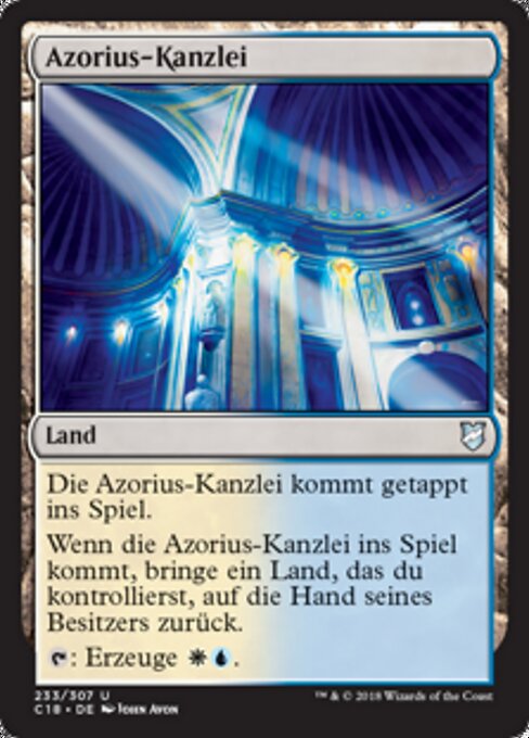 Azorius-Kanzlei C18-233 Uncommon Excellent Deutsch
