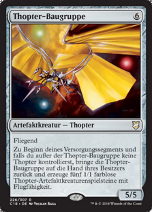 Thopter-Baugruppe C18-226 Rare Excellent Deutsch