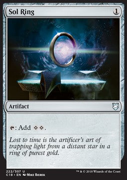 Sol Ring C18-222 Uncommon Light Played Englisch