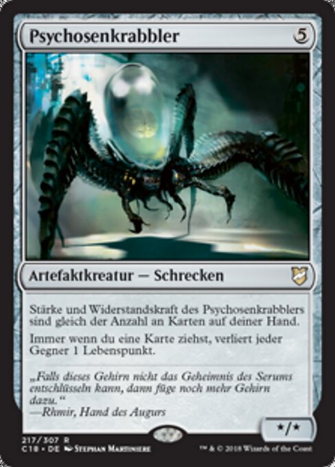 Psychosenkrabbler C18-217 Rare Near Mint Deutsch
