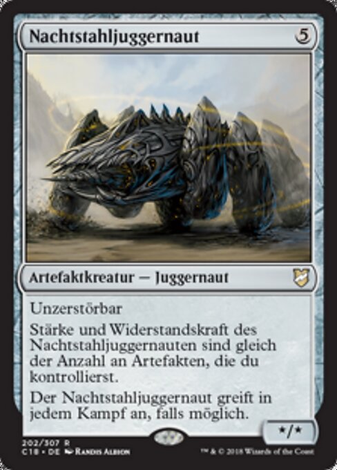 Nachtstahljuggernaut C18-202 Rare Excellent Deutsch