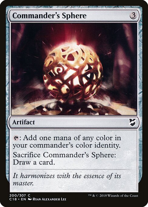 Commander's Sphere C18-200 Common Excellent Englisch
