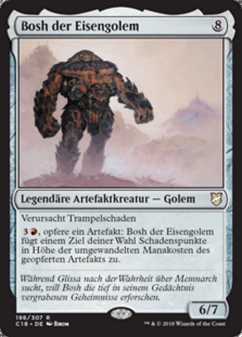 Bosh der Eisengolem C18-198 Rare Excellent Deutsch