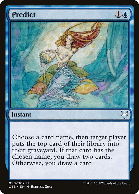 Predict C18-98 Uncommon Excellent Englisch