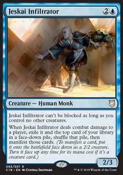 Jeskai-Infiltratorin C18-93 Rare Near Mint Deutsch