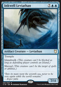 Tintenfass-Leviathan C18-91 Rare Excellent Englisch