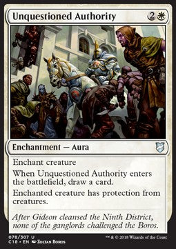 Unquestioned Authority C18-78 Uncommon Good Englisch