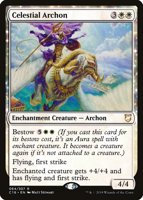 Celestial Archon C18-64 Rare Excellent Englisch